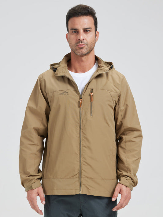 Water-Resistant Hooded Outdoor Jacket 🚴‍♀️
