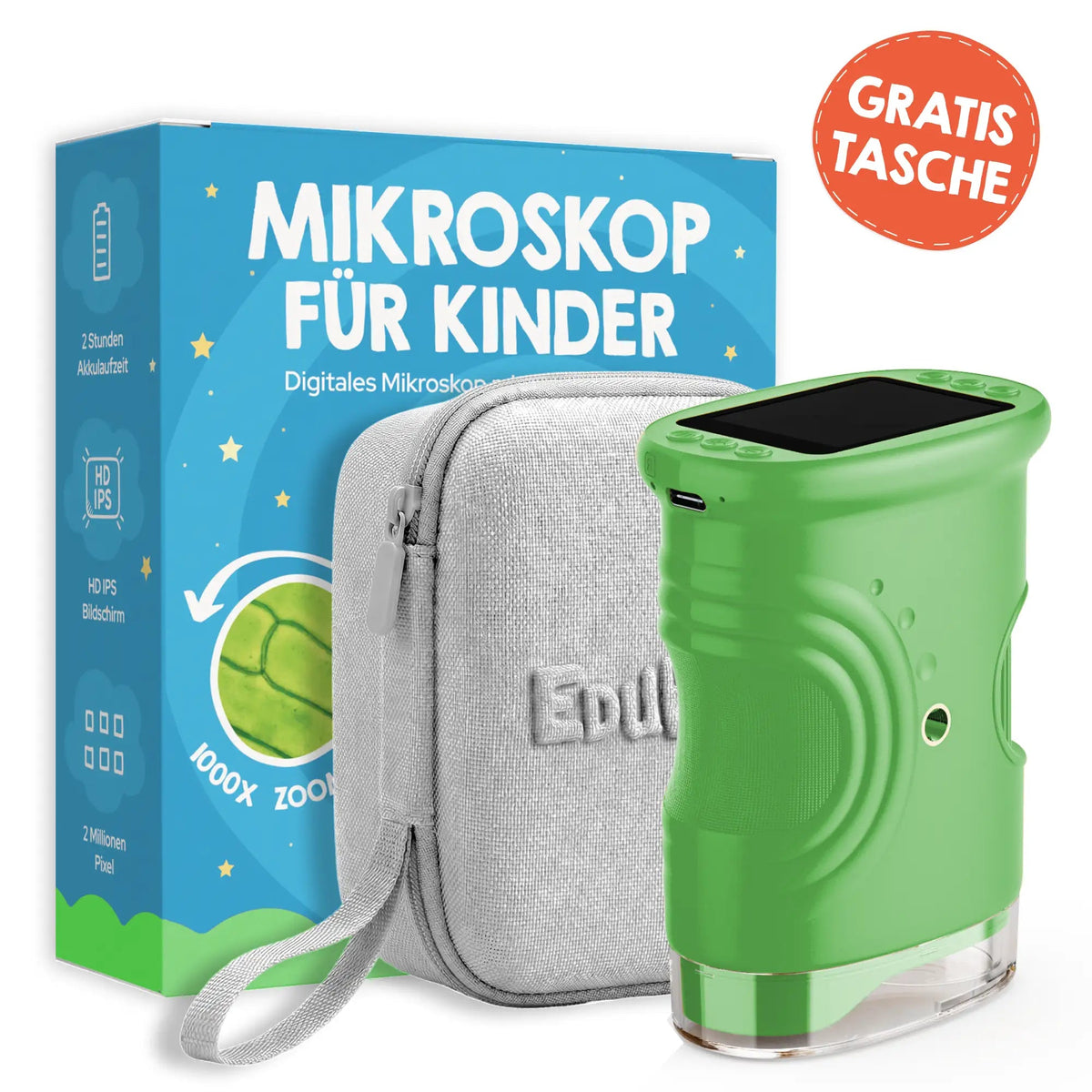 Abenteuer-Mikroskop (Geschenk-Starterset)