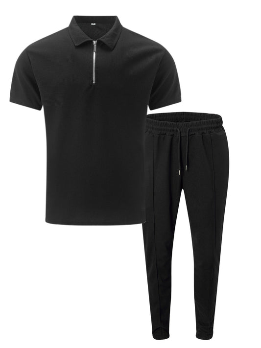 Men's Short-Polo Shirt and Pants Set