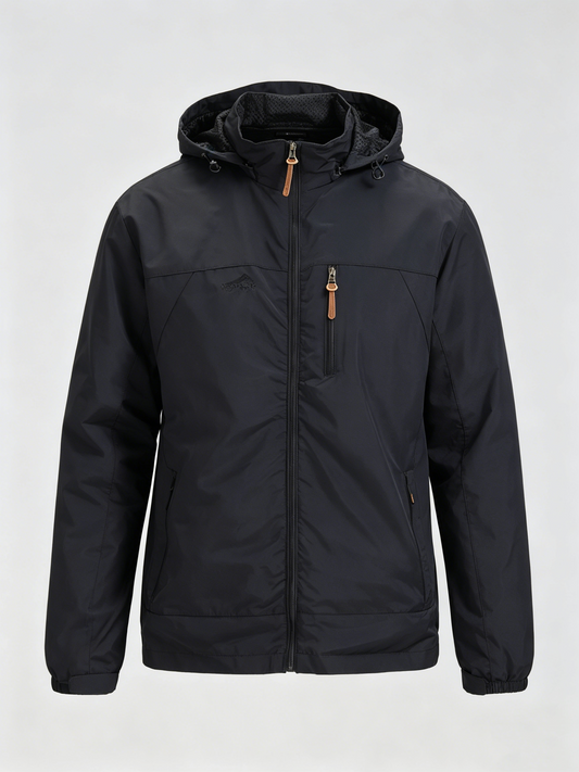 Water-Resistant Hooded Outdoor Jacket 🚴‍♀️