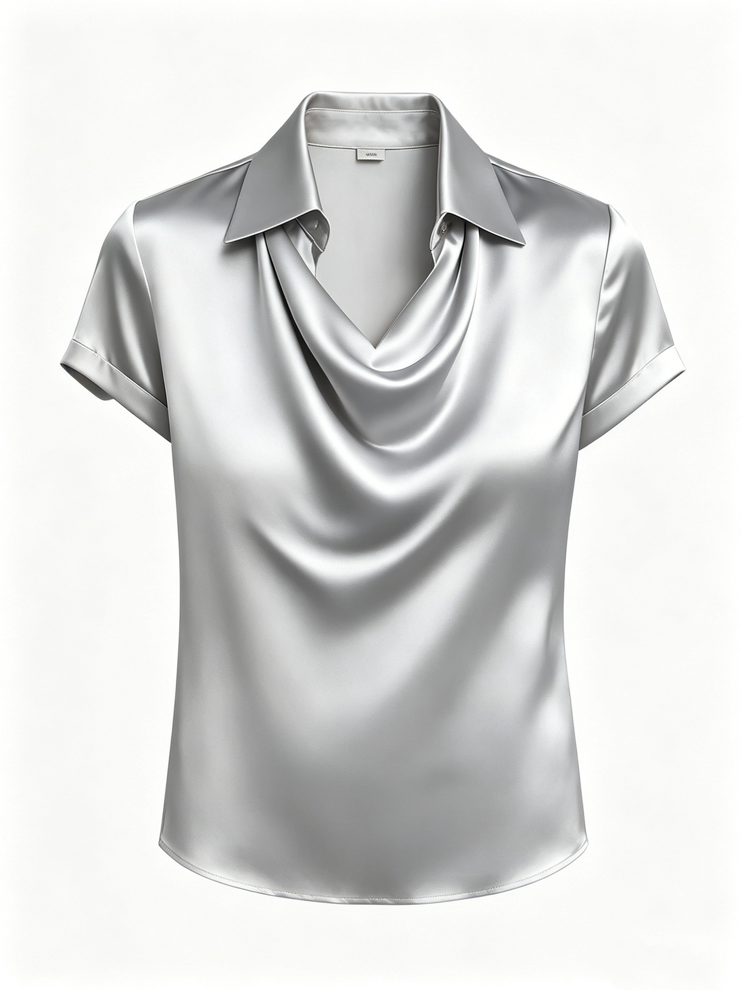 Women's Comfortable and Breathable Satin Long-Sleeve Shirt