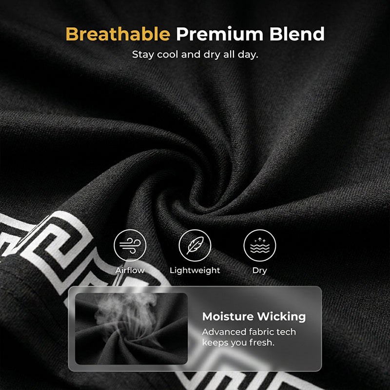 Breathable Crew Neck Short Sleeve & Shorts Set
