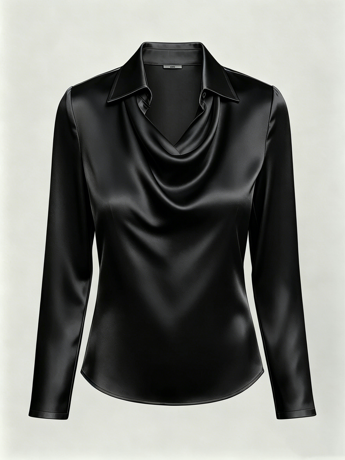 Women's Comfortable and Breathable Satin Long-Sleeve Shirt