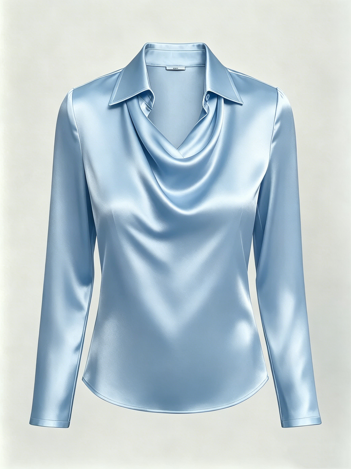 Women's Comfortable and Breathable Satin Long-Sleeve Shirt