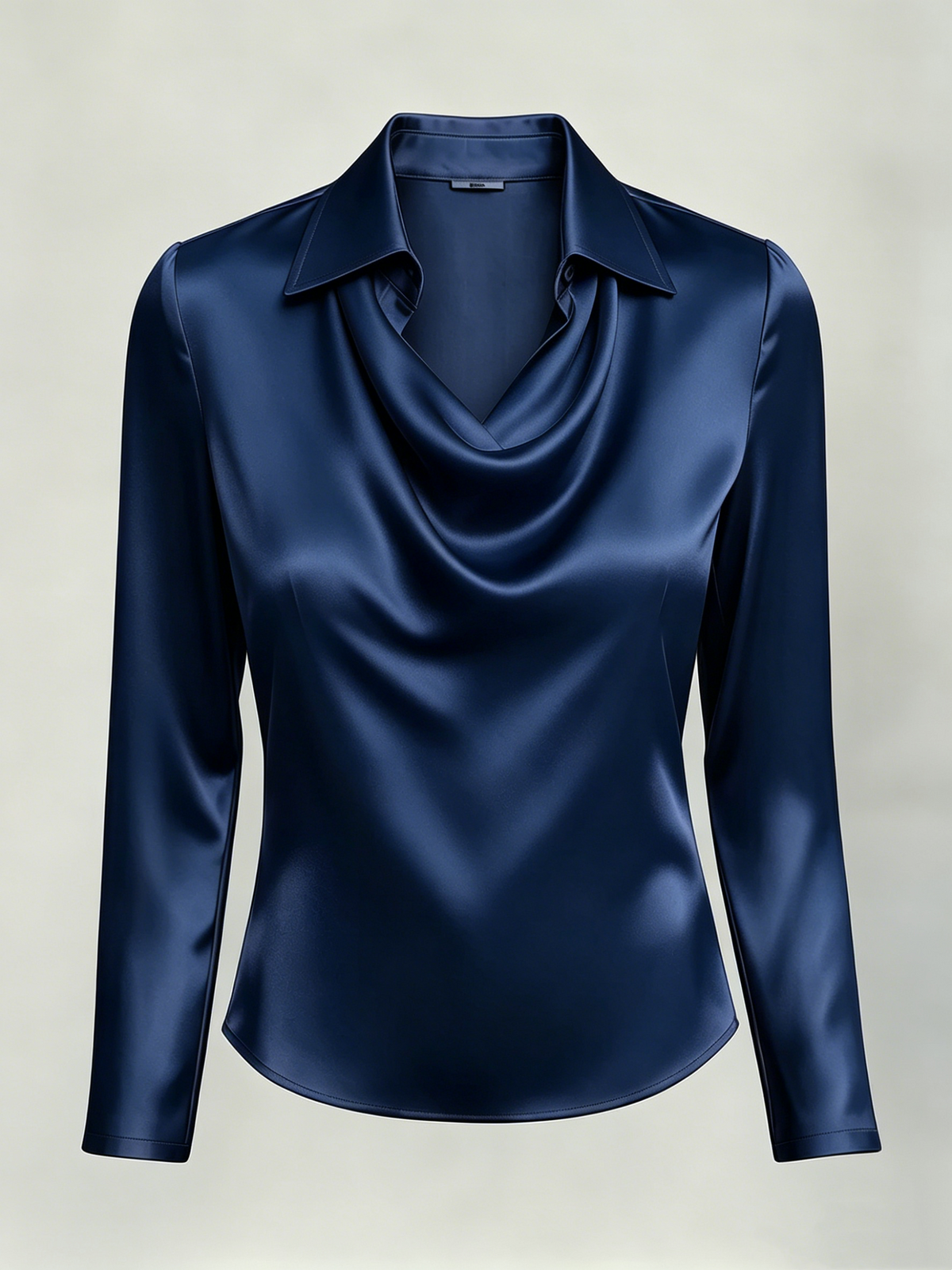 Women's Comfortable and Breathable Satin Long-Sleeve Shirt