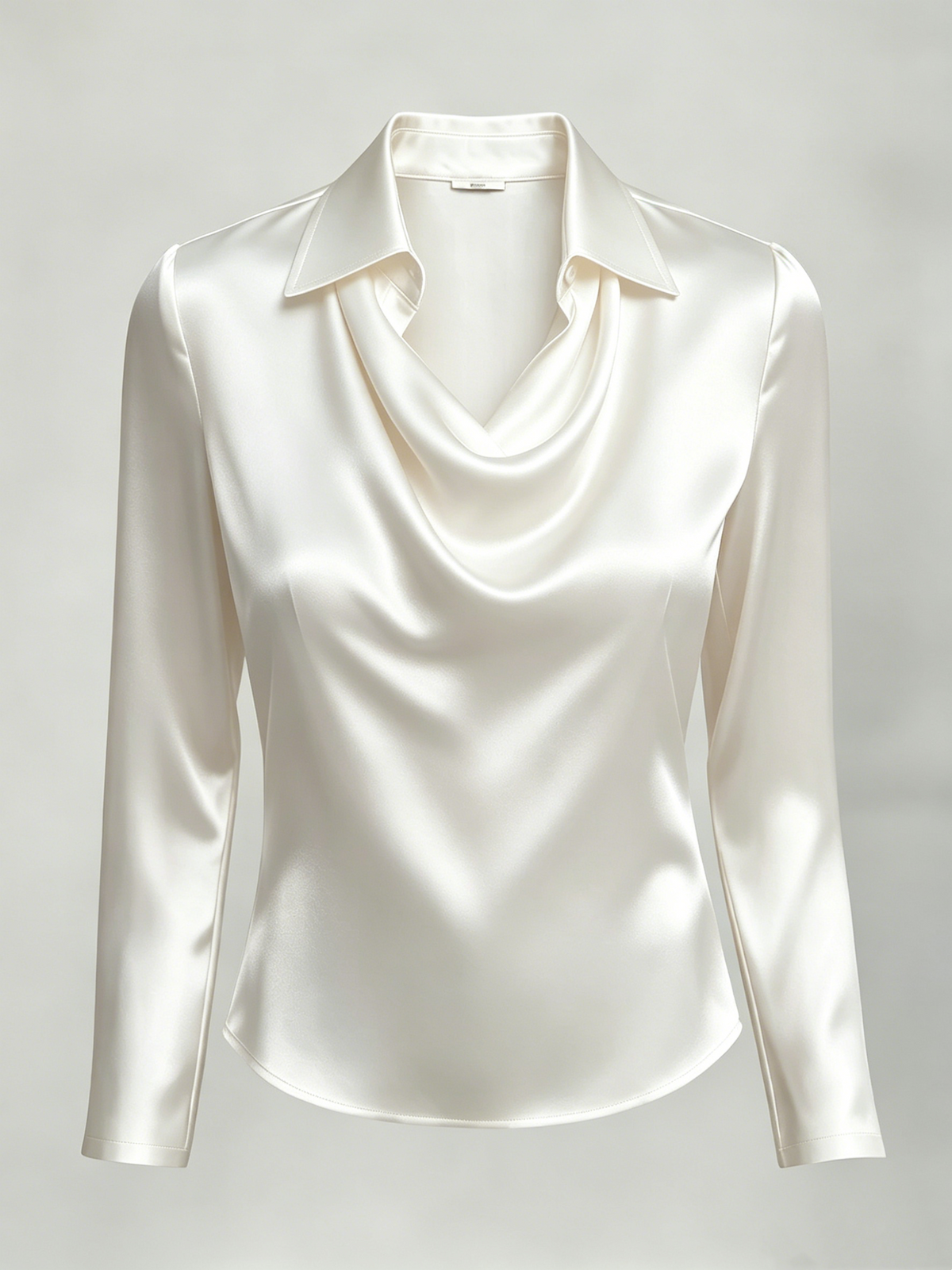 Women's Comfortable and Breathable Satin Long-Sleeve Shirt