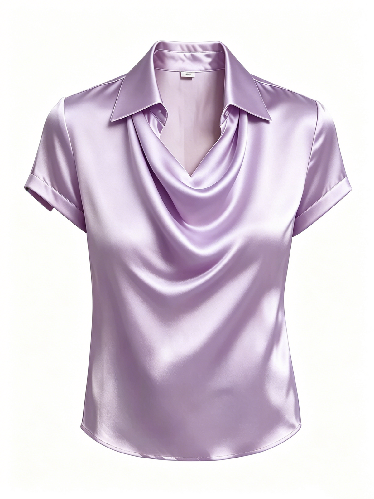 Women's Comfortable and Breathable Satin Long-Sleeve Shirt