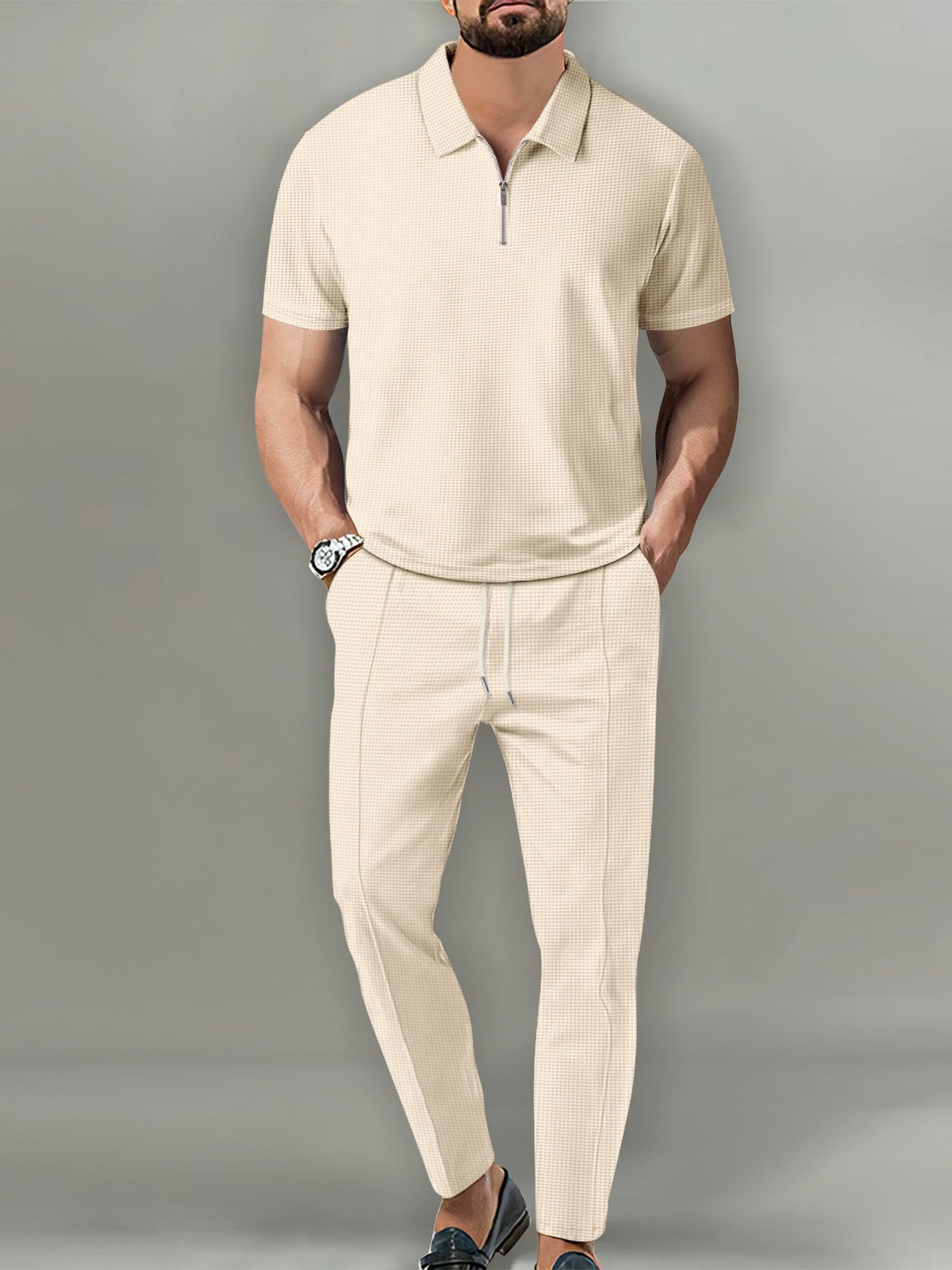 Men's Short-Polo Shirt and Pants Set