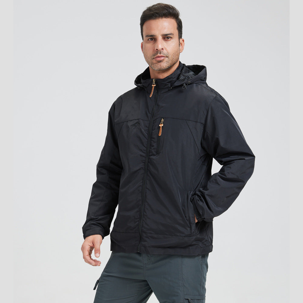 Water-Resistant Hooded Outdoor Jacket 🚴‍♀️