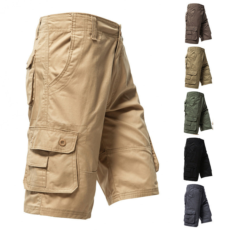 Men's Outdoor Cargo Shorts – Multi-Pocket & Breathable