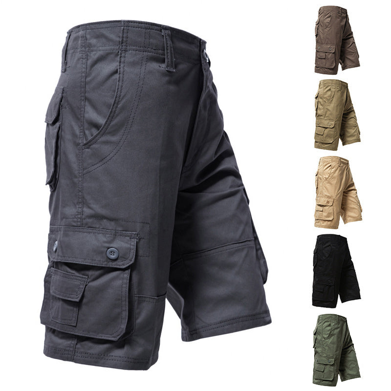 Men's Outdoor Cargo Shorts – Multi-Pocket & Breathable