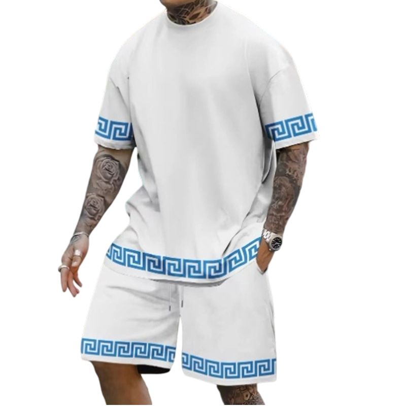 Breathable Crew Neck Short Sleeve & Shorts Set