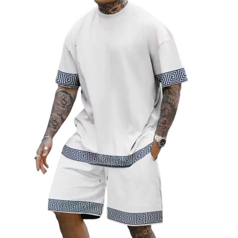 Breathable Crew Neck Short Sleeve & Shorts Set